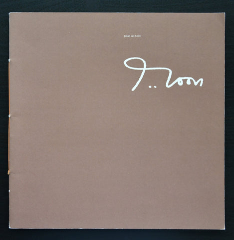 Stedelijk Museum Amsterdam # JOHAN VAN LOON # 1991, mint--