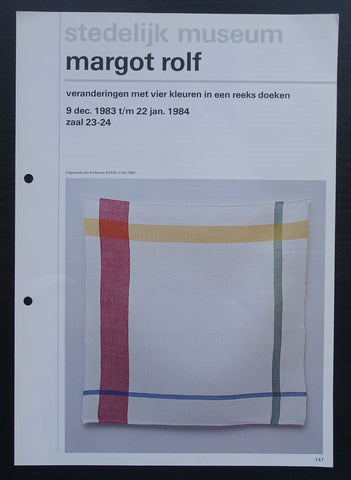 Stedelijk Museum # MARGOT ROLF # 1983, nm+