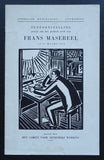 Stedelijk Kunstsalon Antwerpen # FRANS MASEREEL # 1951, nm--