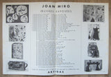 derriere le Miroir # JOAN MIRO # 8 lithographs, 1948, nm
