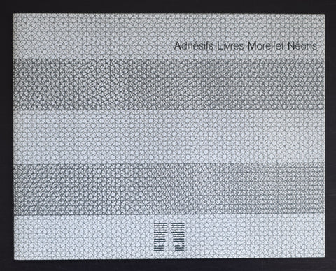 Francois Morellet # ADHESIFS LIVRES NEONS # Villeurbanne,1988, mint