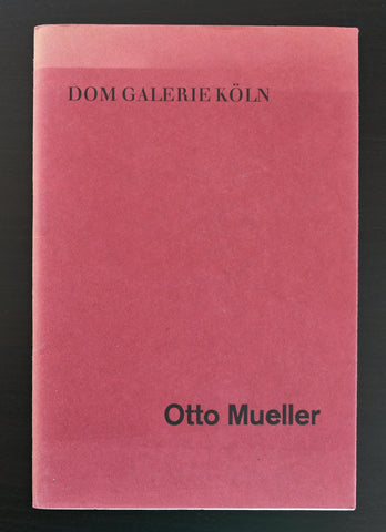 Dom Galerie Köln # OTTO MUELLER # 1963, nm-