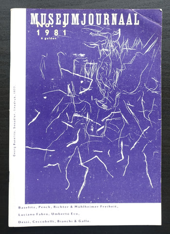 Baselitz ao # MUSEUMJOURNAAL 1981/ 5 # 1981, nm+