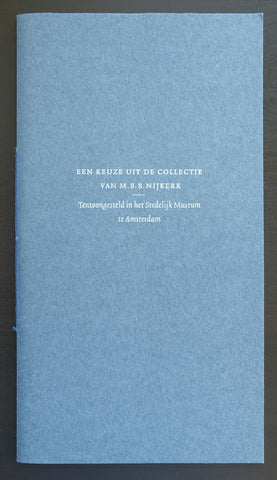 Stedelijk Museum # EEN KEUZE UIT DE COLLECTIE NIJKERK # 300 cps, 1997, mint