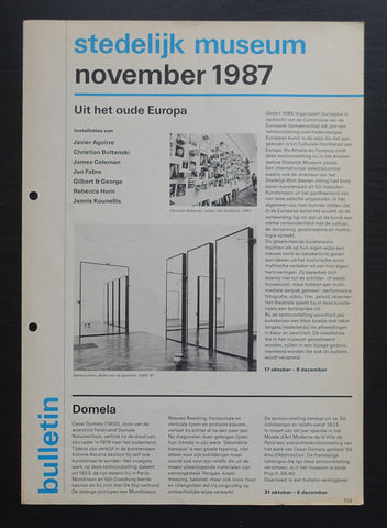 Stedelijk Museum # UITHET OUDE EUROPA , Bulletin # 1987, nm+