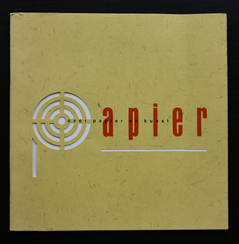 De uitgevers # OVER PAPIER EN KUNST # 1987, typography, nm+