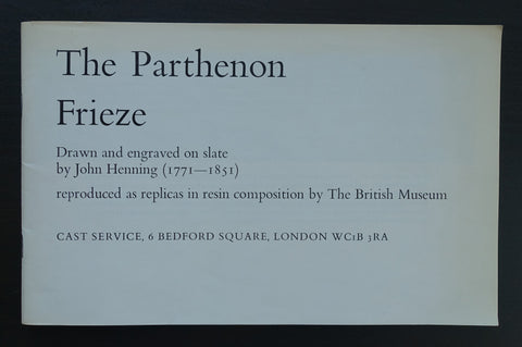 British Museum # THE PARTHENON FRIEZE # nm-