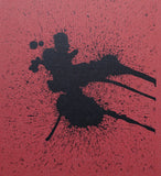 Ronny van de Velde , Dada # PICABIA, LA Sainte Vierge/box # + Pochoirprint Satie, 1993