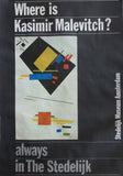 Stedelijk Museum , Wim Crouwel # WHERE IS MALEVITCH # 1982, A0, B cond.