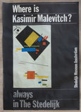 Stedelijk Museum , Wim Crouwel # WHERE IS MALEVITCH # 1982, A0, B cond.