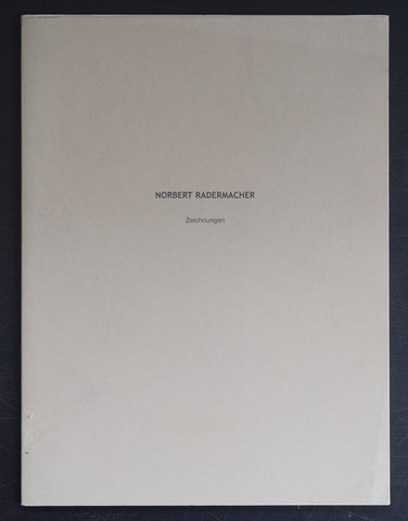 Norbert Radermacher # ZEICHNUNGEN # signed , 2003, mint--