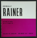 galleria del Cavallino # ARNULF RAINER # 1961, nm