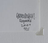 Arno Nollen # REGARDE, special edition including original photo, signed /numbered #, 2001, mint-