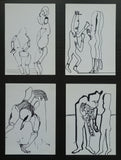 Anna Reinders # PORTFOLIO, incl. 16 original pen drawings# ca. 2000, mint-