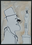 Anna Reinders # PORTFOLIO, incl. 16 original pen drawings# ca. 2000, mint-
