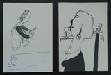 Anna Reinders # PORTFOLIO, incl. 16 original pen drawings# ca. 2000, mint-