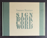 James Renier # SIGN BOOK CODE WORD # Museum Bommel van Dam, 2004, mint