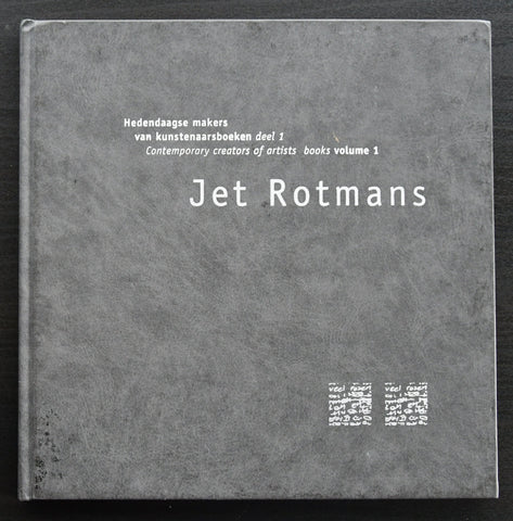 Artists books volume 1 # JET ROTMANS # 1999, signed /numbered/ mint-