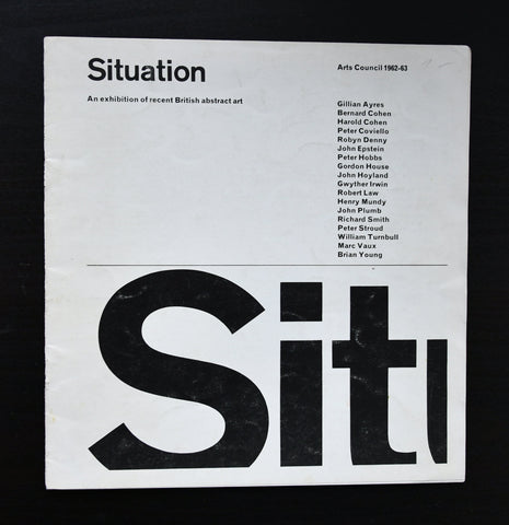 Arts Council # SITUATION 1962-63# 1962, nm
