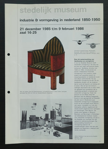Stedelijk Museum # INDUSTRIE EN VORMGEVING # zaal. 1986, nm