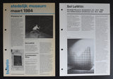 Stedelijk Museum # SOL LEWITT # bulletin, 1984, mint-