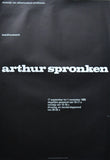 van Abbemuseum # ARTHUR SPRONKEN # affiche, 1965, Cornet design, B+