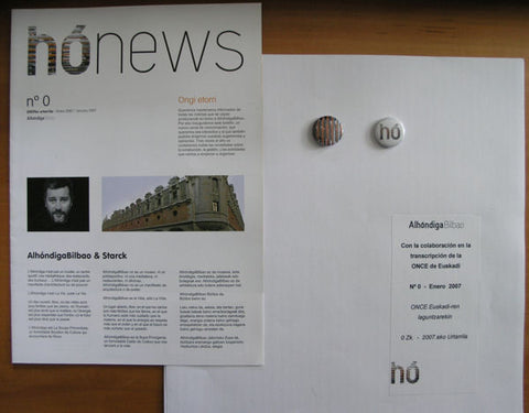 Philippe Starck # ALHONDIGA#Buttons and intro no. 0/