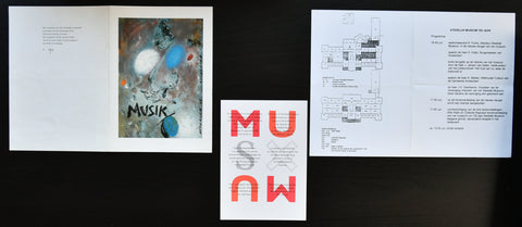 Stedelijk Museum # INVITATION PACKAGE 100 YEAR STEDELIJK MUSEM # 1995, nm+