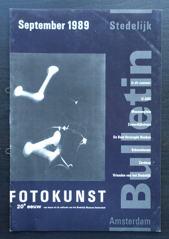 Stedelijk Museum # Sepember 1989, Fotokunst, Bulletin # 1989, nm