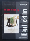 Stedelijk Museum # THOM PUCKEY , Bulletin December 1989# 1989, nm