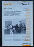 Stedelijk Museum , Stella # APRIL 1988, Bulletin # 1988, nm