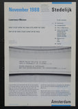 Stedelijk Museum # LAWRENCE WEINER # bulletin 1988, mint-