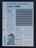 Stedelijk Museum, Morellet ao.  # ZWITSERSE AFFICHES, bulletin # 1986, nm