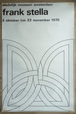 Wim Crouwel , Stedelijk Museum # FRANK STELLA # poster, 1970, B-