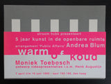 Stroom, Toebosch # WARM of KOUD # 1995, mint-