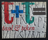Haags Gemeentmuseum # TAAL & TEKEN $# poster, 1965, nm+
