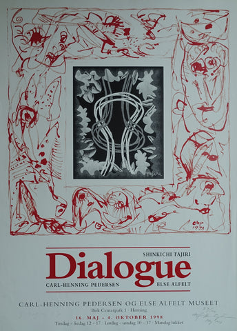 Else Alfelt Museet # TAJIRI # 1998, signed , edition of 100, mint