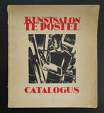 Kunstsalon # TE POSTEL # incl. inlay lijst van werken , 1937, good