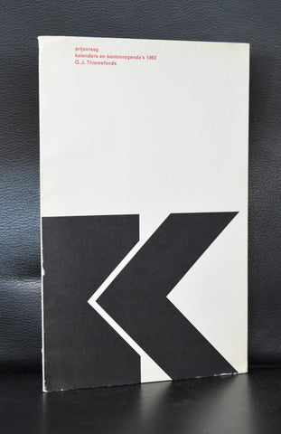 Thiemefonds # PRIJSVRAAG KALENDERS EN...) 1963, nm