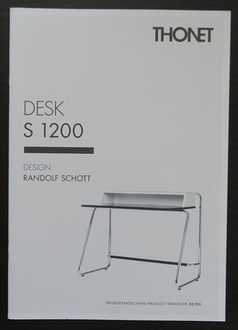 Thonet, Schott # DESK S1200 # brochure, mint