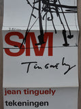 Jean Tinguely poster # TEKENINGEN # Crouwel, 1968, nm+