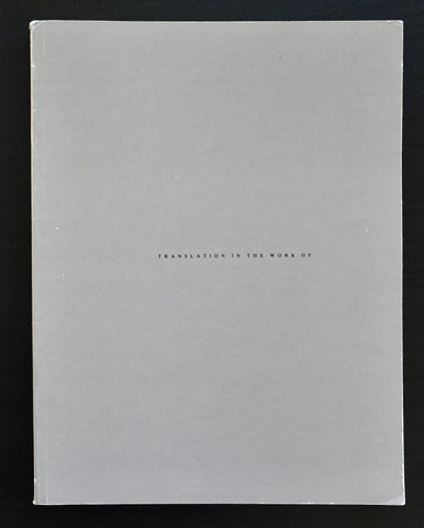Joseph Kosuth , MUHKA # EXCHANGE OF MEANING # 1989, nm