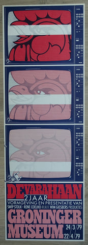 Swip Stolk, Groninger Museum # de VARA HAAN # poster, 1979, nm++