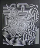 Stedelijk Museum / orig. print# VASARELY# 1967,Crouwel,nm+.