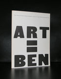 Stedelijk Museum ,  FLUXUS #  BEN VAUTIER, Art=Ben # Crouwel,1973, mint-