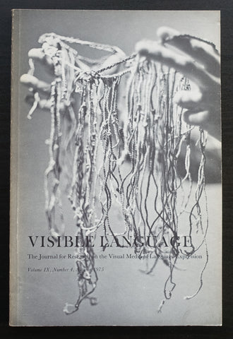 Visible Language # NUMBER 4 , AUTUMN 1975 # 1975, NM++