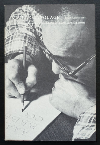Visible Language #ADULT LITERACY vol. XIX, summer # 1985, mint-