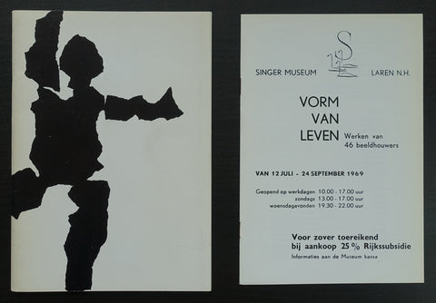 Singer Museum Laren # VORM VAN LEVEN # 1967, nm++