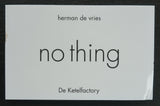 de ketelfctory # HERMAN DE VRIES # inv.folding leporello, 2014, mint-