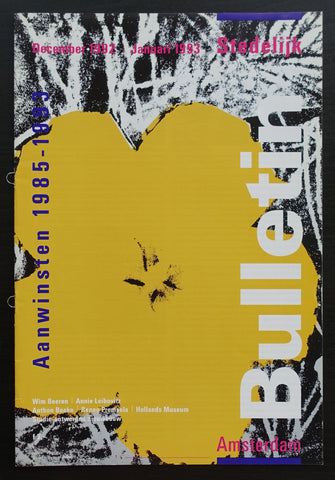 Stedelijk Museum # WARHOL cover # Bulletin, 1993, mint-